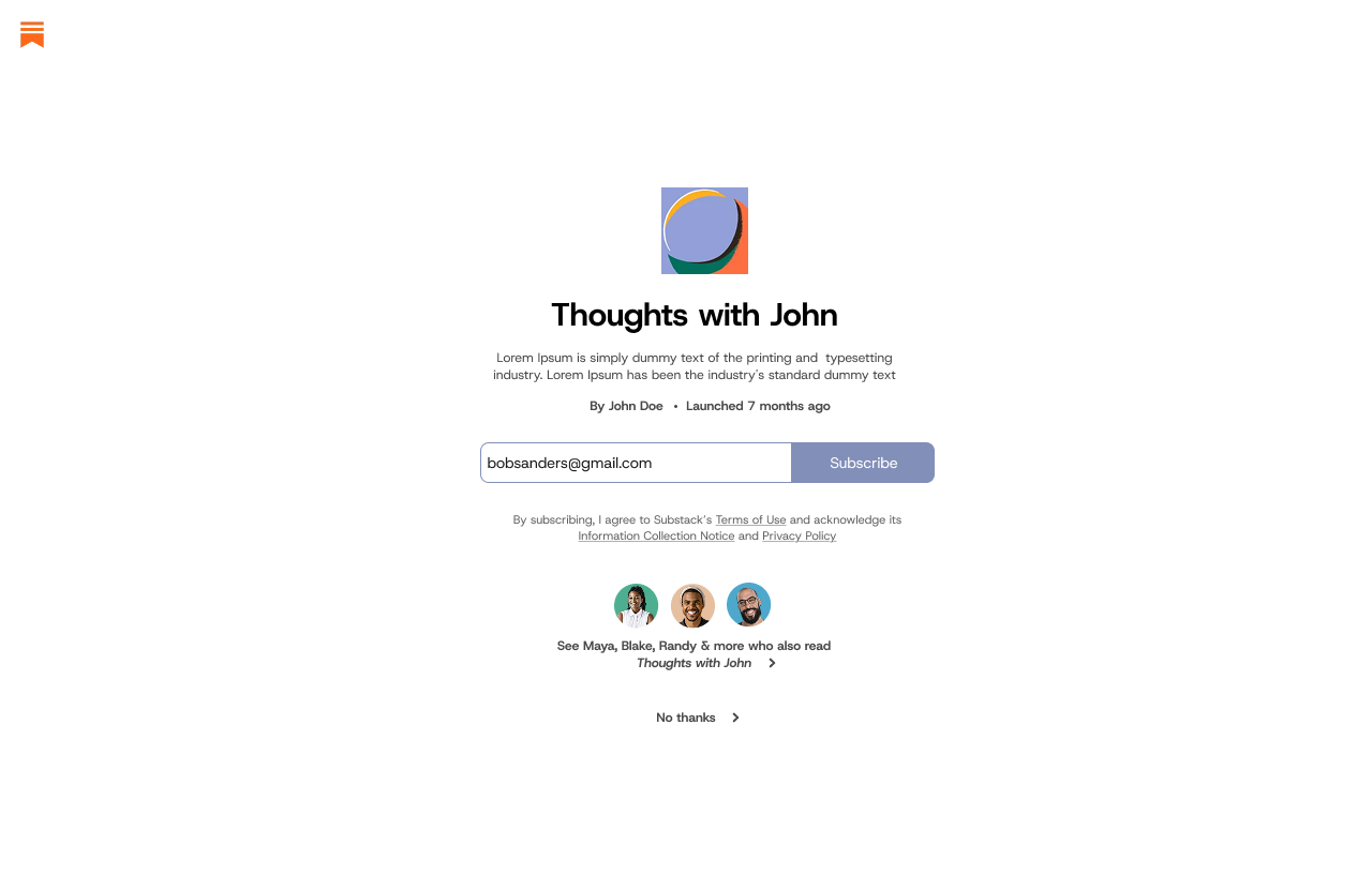 Welcome Page Redesign